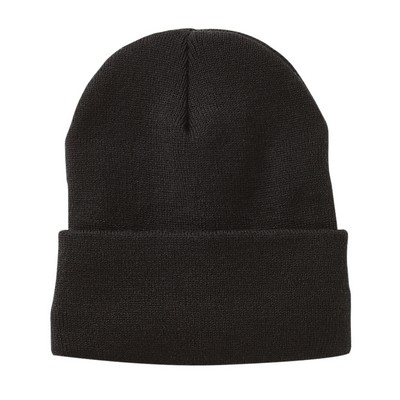 Sportsmanª Jersey Lined 12" Knit Beanie (Blank)