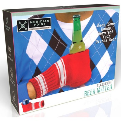 Classic Knit Beer Mitten
